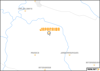 map of Japaraíba