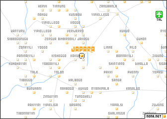 map of Japara