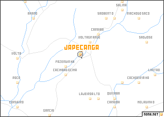 map of Japecanga