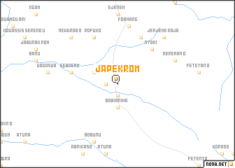 map of Japekrom