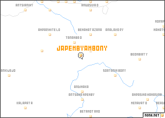 map of Japemby Ambony