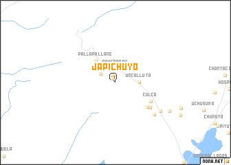 map of Japichuyo