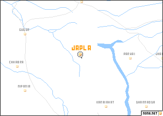 map of Japla