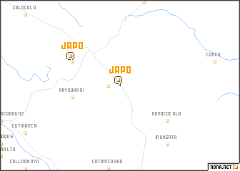 map of Japo