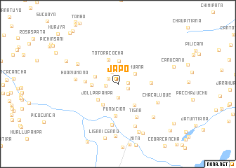 map of Japo