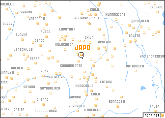 map of Japo