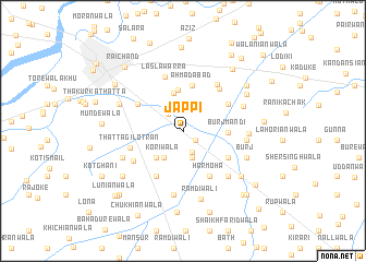 map of Jappi
