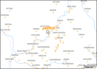 map of Japrīk