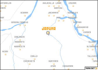 map of Japuma