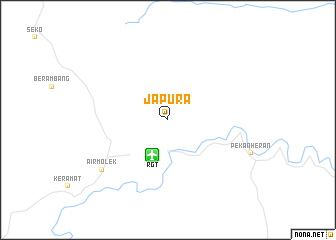 map of Japura