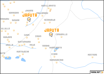 map of Japuta