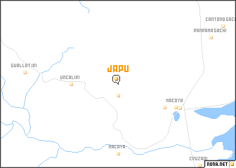 map of Japu