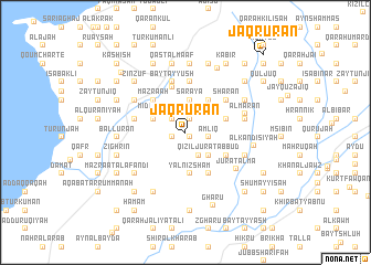 map of Jaqrūrān