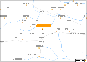 map of Jaqueira