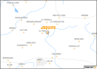 map of Jaquins