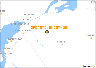 map of Jaradat al Buraykah