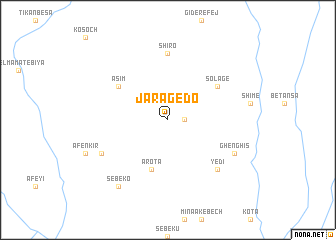 map of Jaragedo