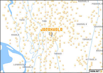 map of Jarāhwāla