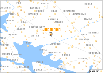 map of Järäinen