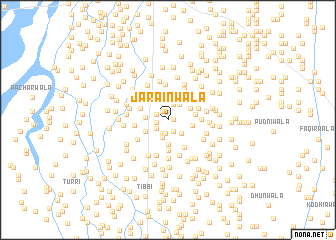 map of Jarāīnwāla