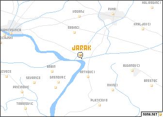 Jarak Serbia And Montenegro Map Nona Net   Locmap JARAK 19.5892222X44.7966667X19.9252222X45.0366667 