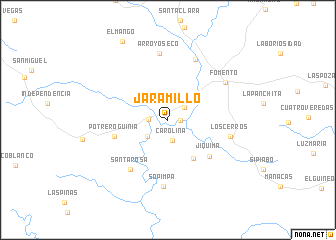 map of Jaramillo