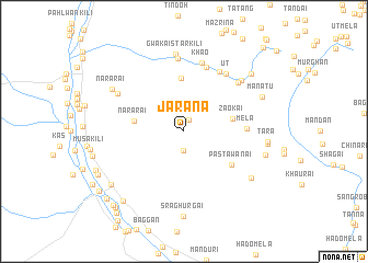 map of Jarana