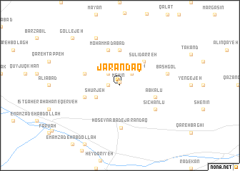 map of Jarandaq