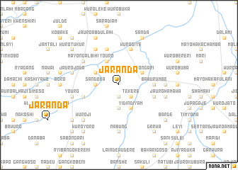 map of Jaranda