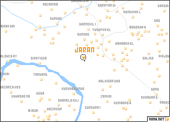 map of Jārān