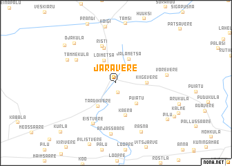 map of Järavere