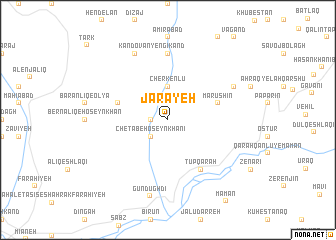 map of Jarāyeh