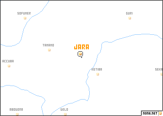 map of Jara