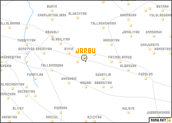 map of Jarbū‘