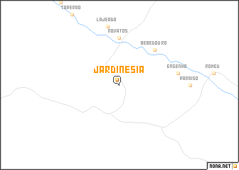 map of Jardinésia