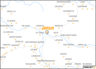 map of Jardín