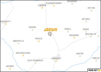 map of Jardin