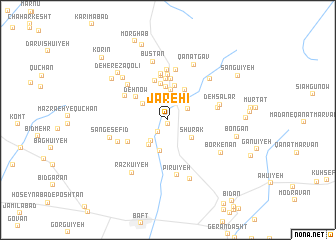 map of Jārehī