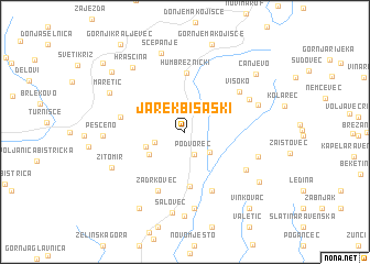 map of Jarek Bisaški