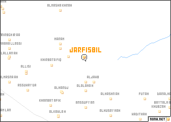 map of Jarf Isbīl