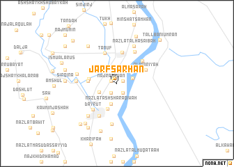 map of Jarf Sarḩān