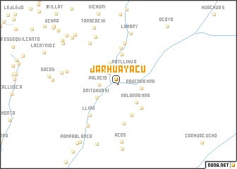 map of Jarhuayacu