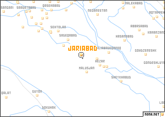 map of Jārīābād