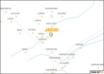 map of Jārīān