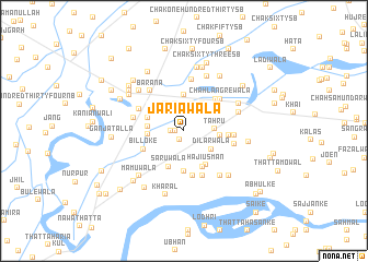 map of Jāriāwāla