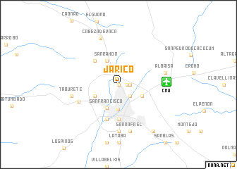 map of Jaricó