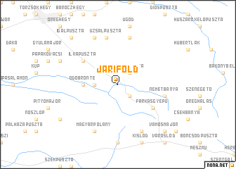 map of Járiföld