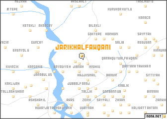map of Jārīkh al Fawqānī