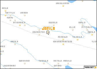 map of Järilä