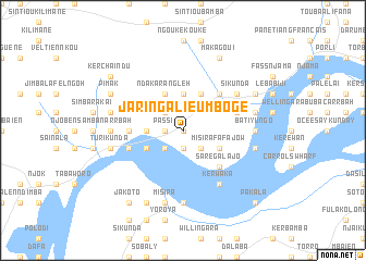 map of Jaring Alieu MʼBoge